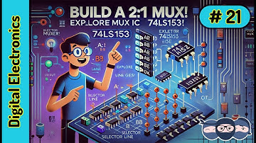 Designing a 2:1 Multiplexer with Basic Gates: Explore MUX IC 74LS153! | Digital Electronics Ep 21