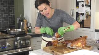 Carving Spatchcocked turkey by Pamela Salzman 23,344 views 4 years ago 5 minutes, 1 second