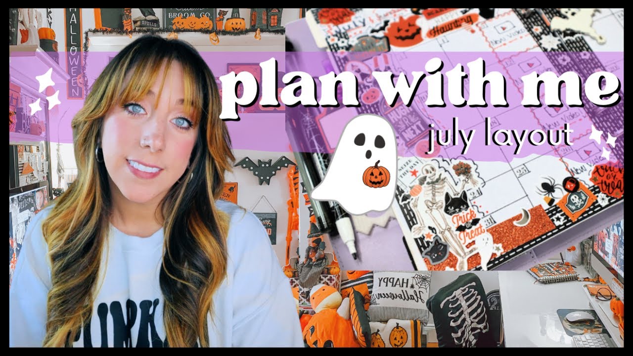 PLAN WITH ME IN MY HALLOWEEN PLANNER | HALLOWEEN HAPPY