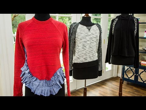 How To - Orly Shani's DIY Ruffle Sweatshirt - Hallmark Channel