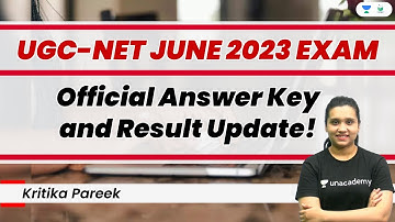 June 2023 NET Exam | Official Answer Key and Result Update | Kritika pareek