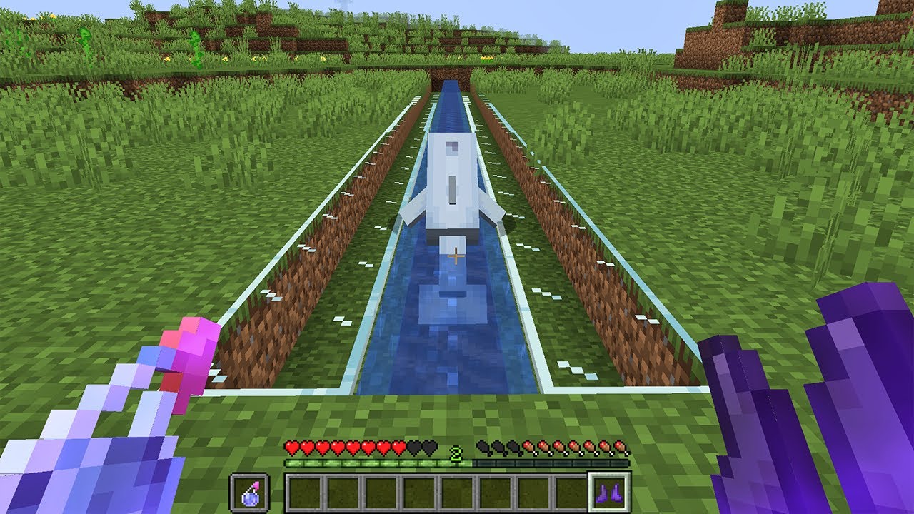 how to walk at a speed of 100 block/sec in survival - YouTube