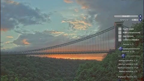 HDR Framework - tone mapping - bristolb.hdr