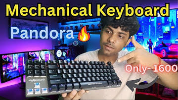 Pandora Mechanical Keyboard || Cosmic Byte || Blue switches Keyboard || RGB keyboard