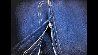 Sew a Jeans Zip Fly & belt
