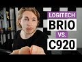 Logitech BRIO vs C920 Comparison | Best Webcam 2018 | Best Webcam for Twitch | Best 4K Webcam