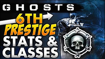 CoD Ghosts: 6th PRESTIGE - Unlocks, Stats & Classes! (Call of Duty Ghost Prestige 6 Gameplay)