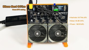Bitaxe Nerd OCTAXE 9.6T Solo Miner Setup and Review