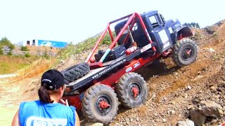 6x6 TRUCK TRIAL COMPILATION, HILL TERRAIN MOMENTS