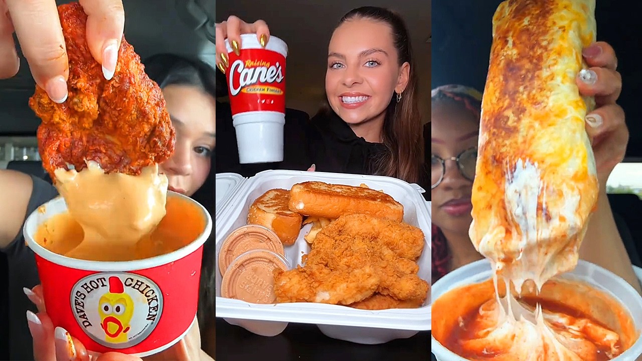 Asmr EATING 🍔| 249 | HUGE burrito🌯, Oreo Frosting🧁, KFC, McDonald’s🍟, Wingstop, IN-N-OUT and more!