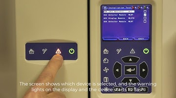 How to setup test mode on a ModuLaser ASD System