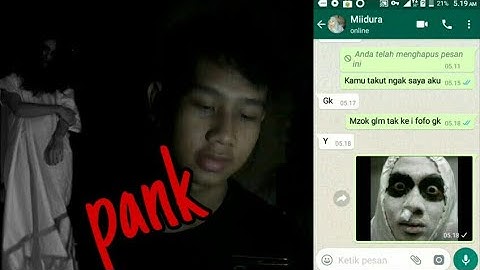 prank cewek pake suara kuntilanak di WA