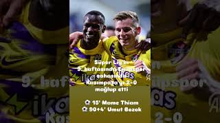 Süper Ligin 9. Haftasında Eyüpspor Sahasında Kasımpaşayı 2-0 Mağlup Etti Thiam 904 Umut Bozok