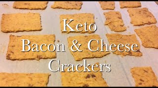 Keto Bacon & Cheese Crackers 2.9g NC per serving | Dale’s Low Carb High Fat Diet