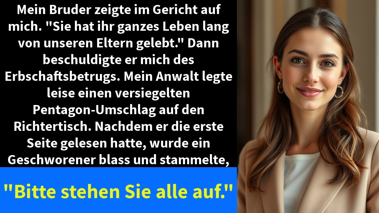 Mein Bruder zeigte quer durch den Gerichtssaal auf mich, als hätte ich ein Verbrechen begangen. „Sie hat ihr ganzes Leben auf Kosten unserer Eltern gelebt“, sagte er zu den Geschworenen. Ich...