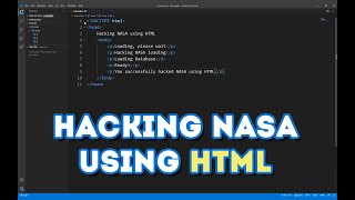 How to hack NASA using HTML (fast tutorial)