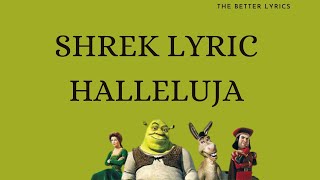 música de Shrek1   Hallelujah lyrics