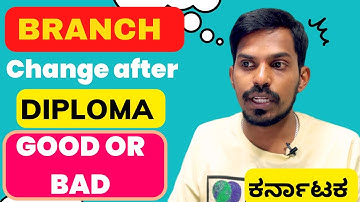 Change Of Branch After Diploma Good or Bad ? | #dcet #karnataka