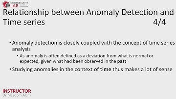 Relationship between Anomaly Detection | And Time series | Beginner to Advance Course lecture 29