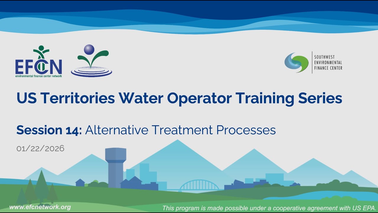 Op Cert Water Session 14 - Alternative Treatment Process