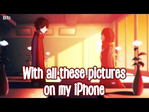 Nightcore - me & ur ghost (Blackbear) - (Lyrics)