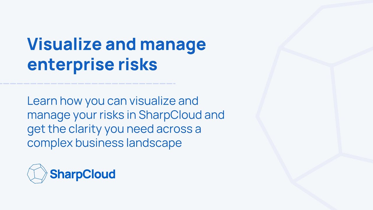 Visualize and manage enterprise risks - YouTube