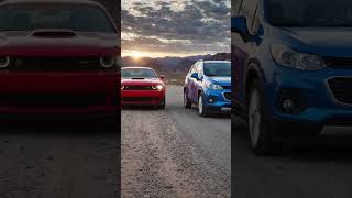 2023 Dodge Challenger SRT vs 2018 Chevrolet Trax #dodgechallengersrt #vs #chevrolettrax