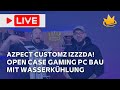 7950X &amp; RTX 4080 - Open Case Gaming PC Bau mit Azpect Customz!