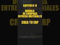 Crea tu ERP - Capitulo 14: Cómo crear la entrega de materiales