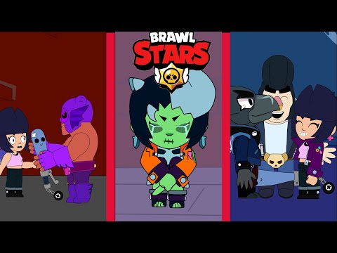 BRAWL STARS ANIMATION FULL: BIBI HEROINE & CROW & BUZZ & MORTIS & EL PRIMO COMPILATION #5