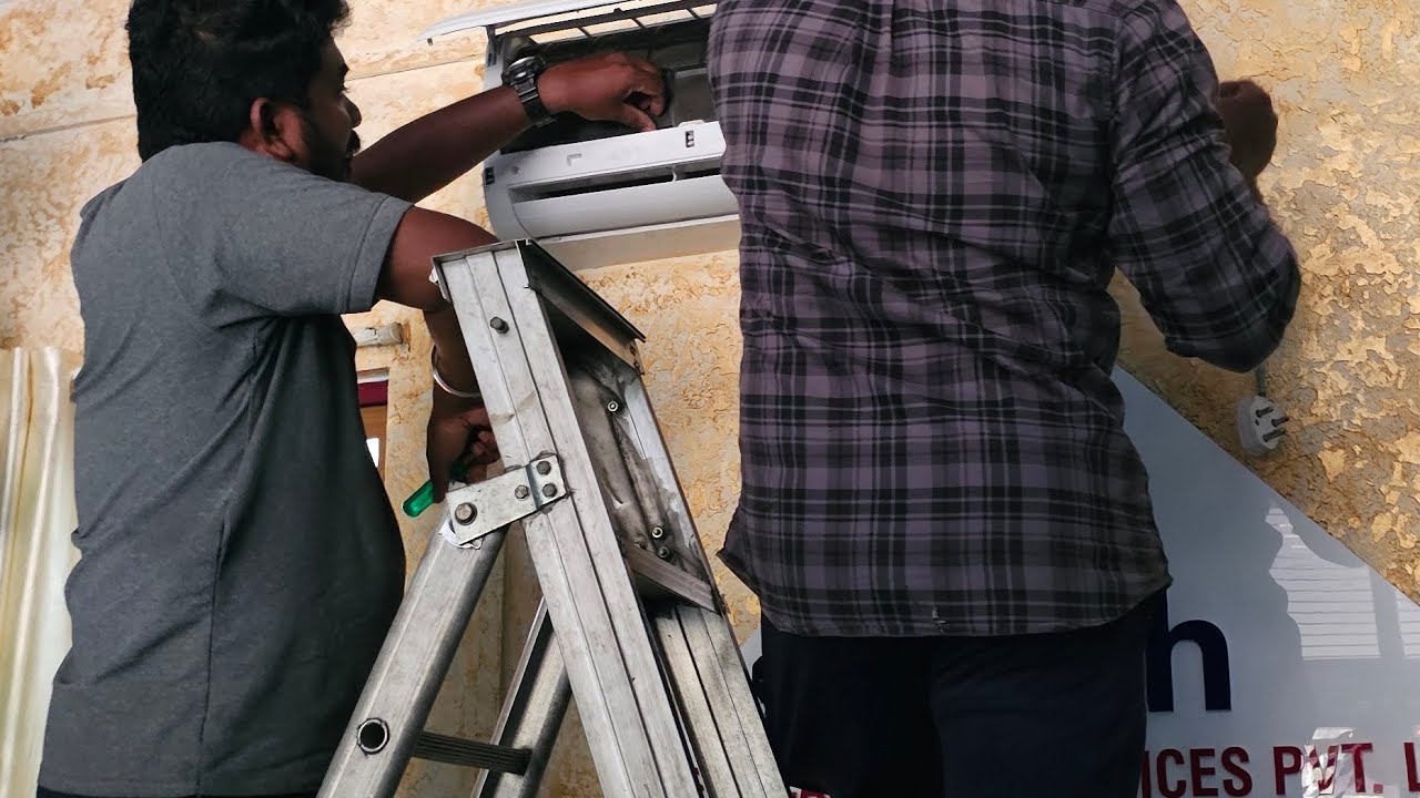 Haier invertor Aircondition full deep cleaning and gas charging  part 1 SH AIRCONDITION 