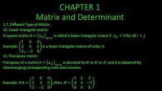 Lower Triangular and Transpose Matrix Net Worth