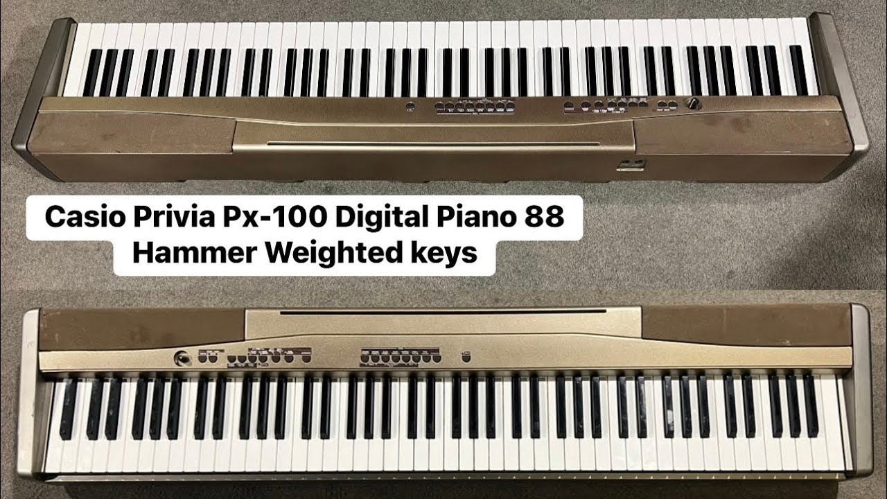 〚綺麗目〛✦CASIO 電子ピアノ Privia PX-100 88鍵盤✦ Casio Privia PX-100 Digital Piano 88 Hammer Weighted Keys