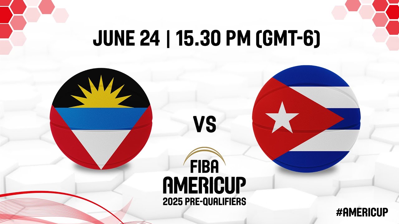 Antigua & Barbuda v Cuba | Full Basketball Game | FIBA AmeriCup 2025 Pre