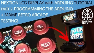 Nextion Display + Arduino Leonardo + MAME Retro Arcade Part 2 - Tutorial