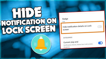 How to hide notification on lock screen | TECH ON |