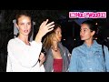 Rosie Huntington, Behati Prinsloo & Lily Aldridge Have Dinner At Gracias Madre 3.30.16