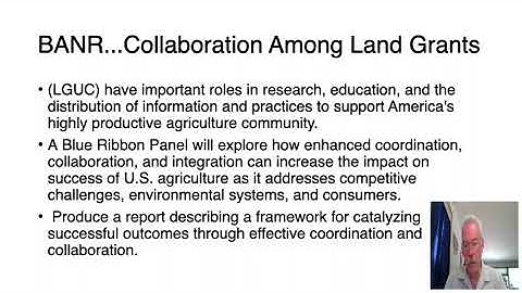 NCFAR Lunch-N-Learn: Coordination and Collaboration Across The Land Grant System