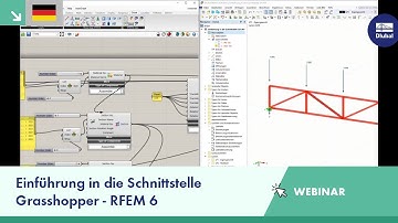 Einführung in die Schnittstelle Grasshopper - RFEM 6