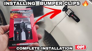 HOW TO FIT BUMPER CLIPS IN CAR || ONE OF THE BEST MODIFICATION || MOST DETAILED VIDEO