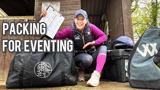 PACKING FOR EVENTING | Confession Time!!