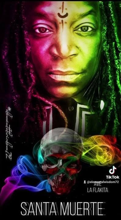 Hail Santa Muerte! Most Holy Mother of Death, beautiful dark celestial angel. My mother & protector!