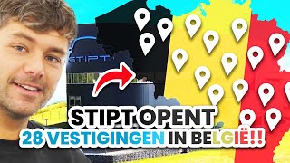 Stipt opent 28 vestigingen in België!!