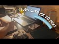 study/review with me for 20 mins | no background music, no breaks, motivation