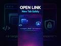 How to Open Links Safely in New Tab (and Avoid Malware) #coding #shorts