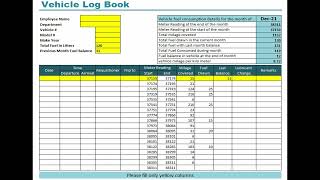 New Fuel Consumption Chart & Logbook Template - Free to Use for Freelancers!