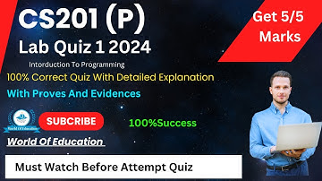 Cs201p quiz 1 2024| cs201 lab quiz spring 2024| cs201p lab quiz 1 solution 2024| cs201p lab quiz