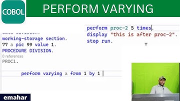 Perform Varying statement | COBOL