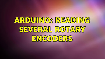 Arduino: Reading several rotary encoders