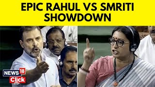 Rahul Gandhi Vs Smriti Irani Debate Over Manipur Issue In Parliament | No Trust Vote | News18